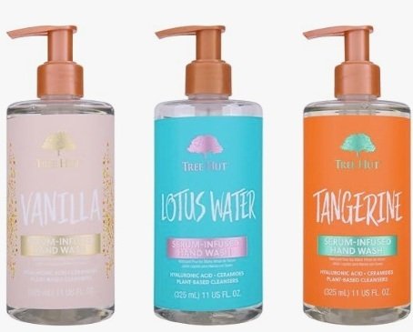 Tree Hut Serum Infused Hand Wash, 11oz
$4.64 [$4.05] when you clip the $1 off coupon and check out with Subscribe & Save.
($5.94 at Walmart)
Select Tangerine, Lotus or Vanilla
You can get one of each with the coupon!