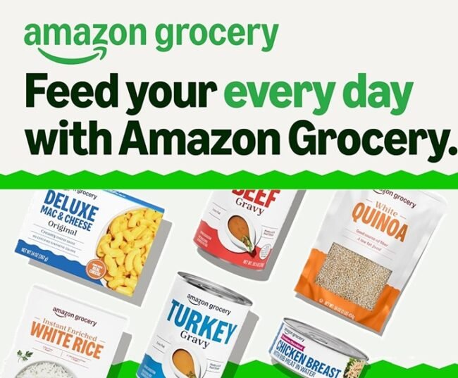 Sales on Amazon brands Groceries