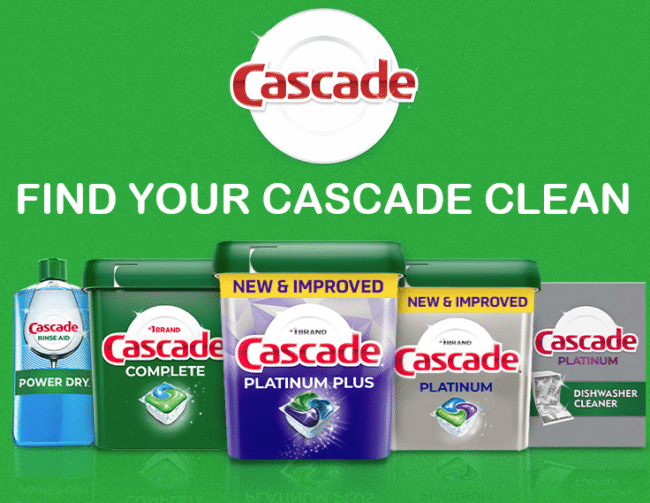 Sale on Select Cascade Dishwasher Detergent