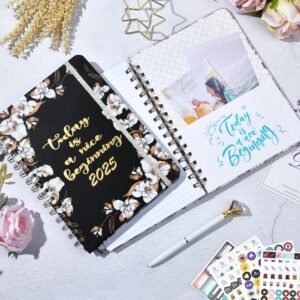 This GlamSpark 2024-2025 Monthly Planner is giving us all the back-to-school vibes—with a hardcover, generous monthly pages and STICKERS. (You heard right: planner stickers included!)