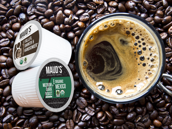 Mauds coffee, mauds tea pods, k-cups, amazon deals, coffee lovers, subscribe and save, daily deals, kcup coffee, gourmet tea pods, single serve drinks
