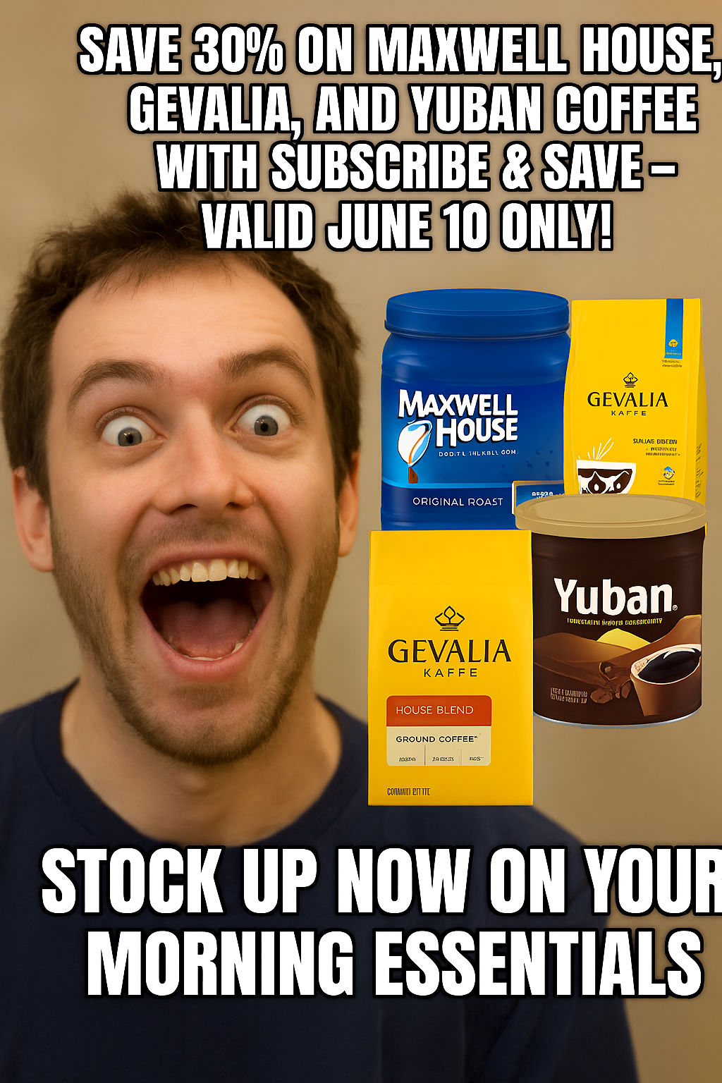Maxwell House, Gevalia & Yuban Coffee