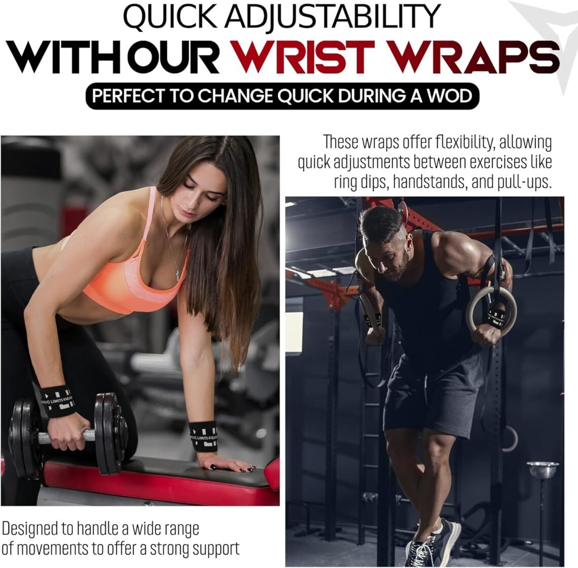 Crush your next workout with confidence! These Gym Wrist Wraps deliver the support you need to lift, press, and power through your training.