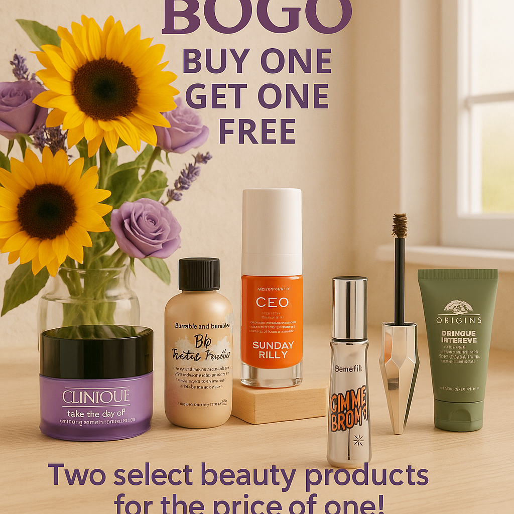 cosmetic BOGO sale