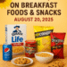Save $5 on Breakfast Foods, Snacks, and Pantry Essentials when you spend $25 – Daily Deal Busters August 20, 2025