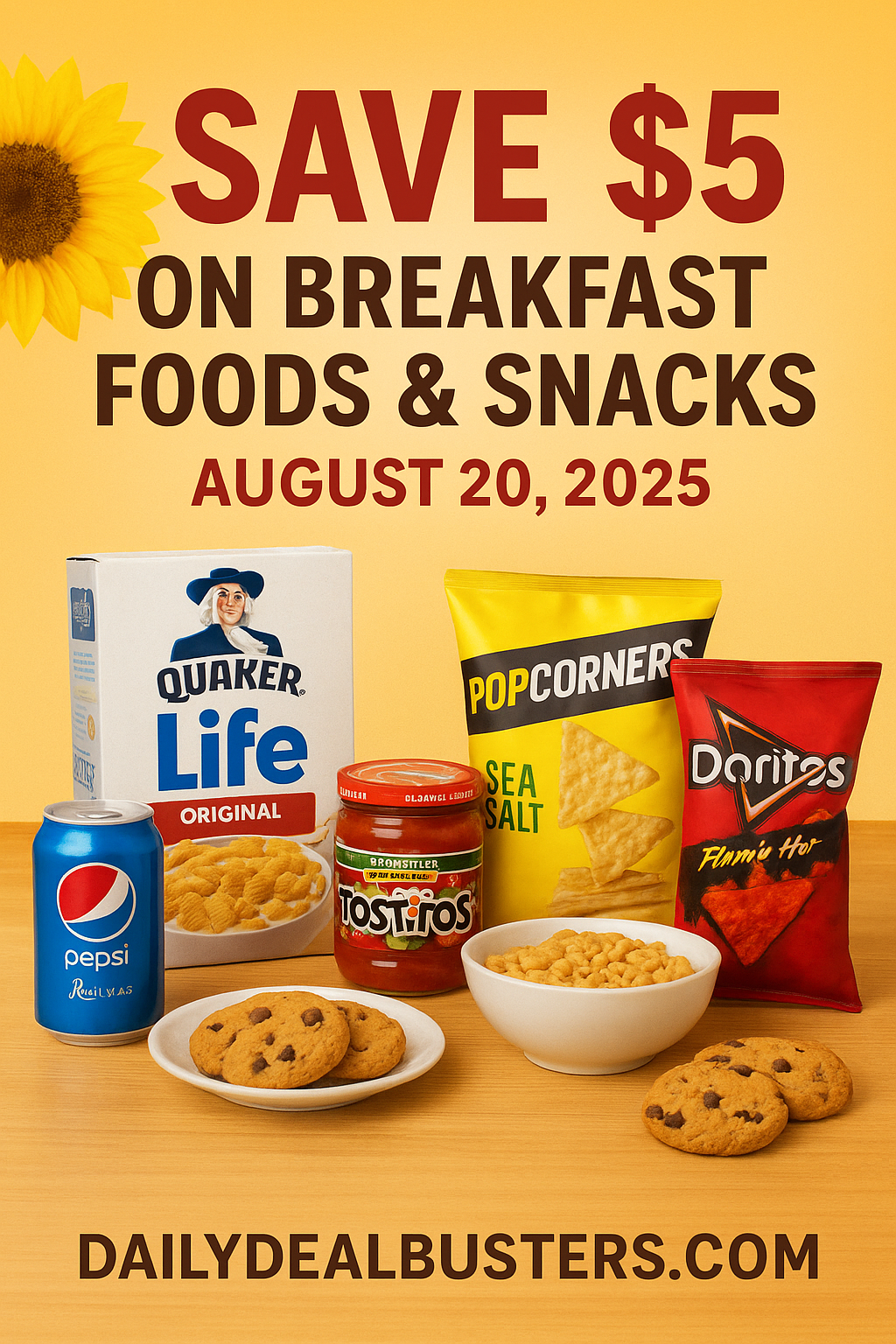 Breakfast Foods, Snacks & More