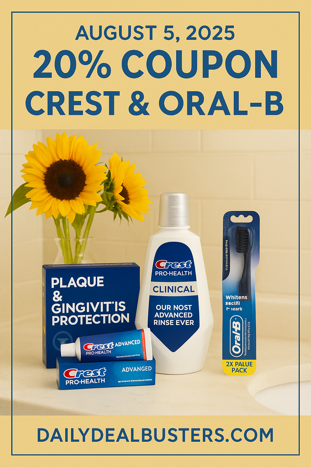 Crest and Oral-B products