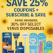 Coupons on Gillette & Venus razors, refills, and shaving aids with Subscribe & Save discounts