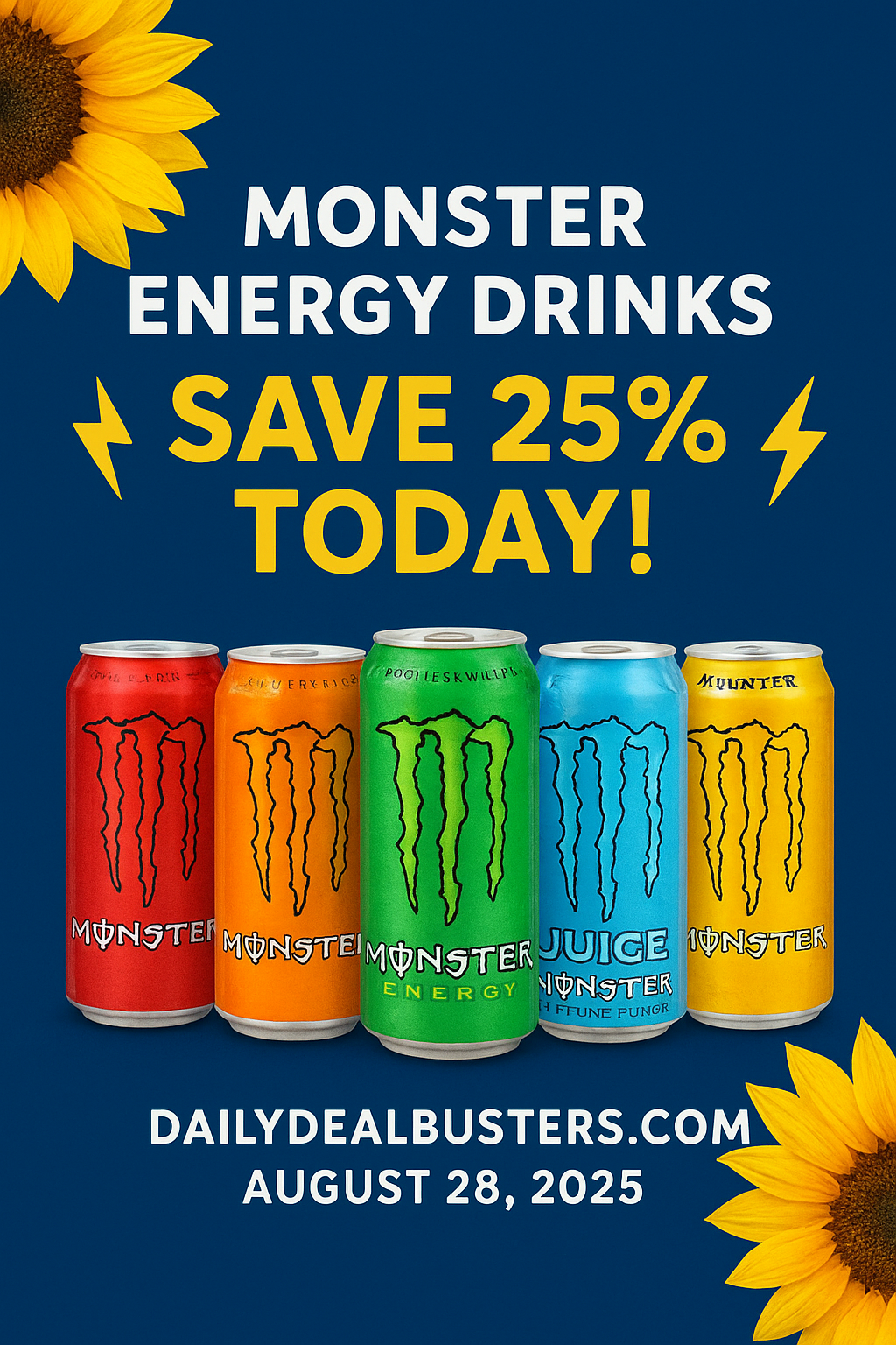 Monster Energy Drinks Deal
