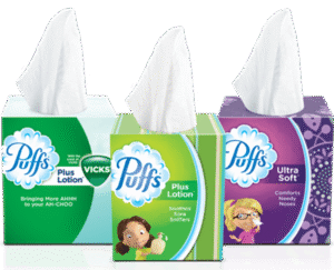 Coupons on Select Puffs Tissue