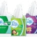 Puffs facial tissue boxes including Ultra Soft, Plus Lotion, Mega Cube, and Vicks varieties.