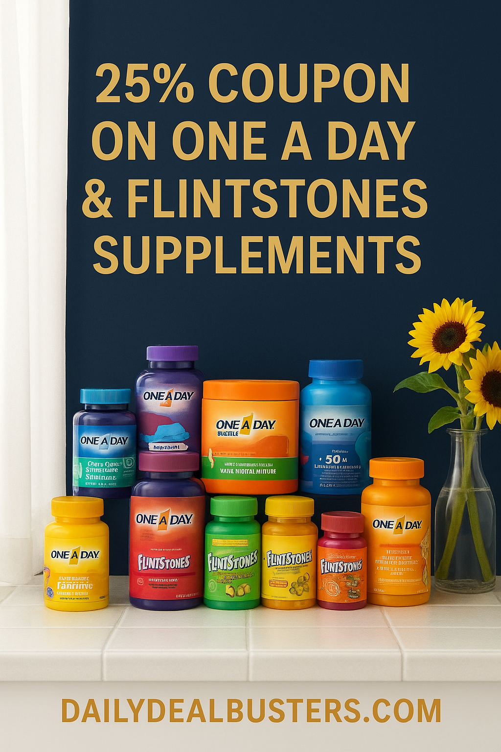 Big Savings on One A Day & Flintstones Supplements