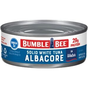 Bumble Bee Solid White Albacore Tuna 8-pack, wild caught, high protein, pantry staple