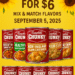 Campbell’s Chunky Soup cans – Buy 3 for $6, mix and match flavors