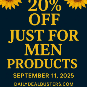 20% Off Just For Men hair and beard coloring products – September 11 Daily Deal