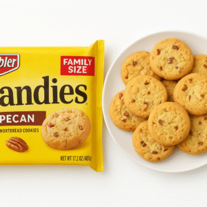 Keebler Sandies Pecan Cookies, family size 17.2 oz package