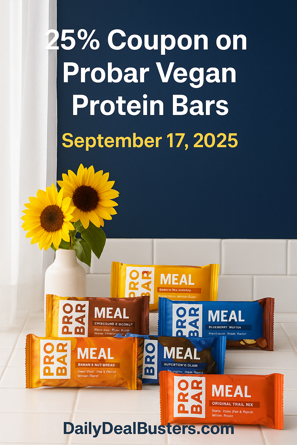 Probar Vegan Protein Bars – 25% Off with Coupon