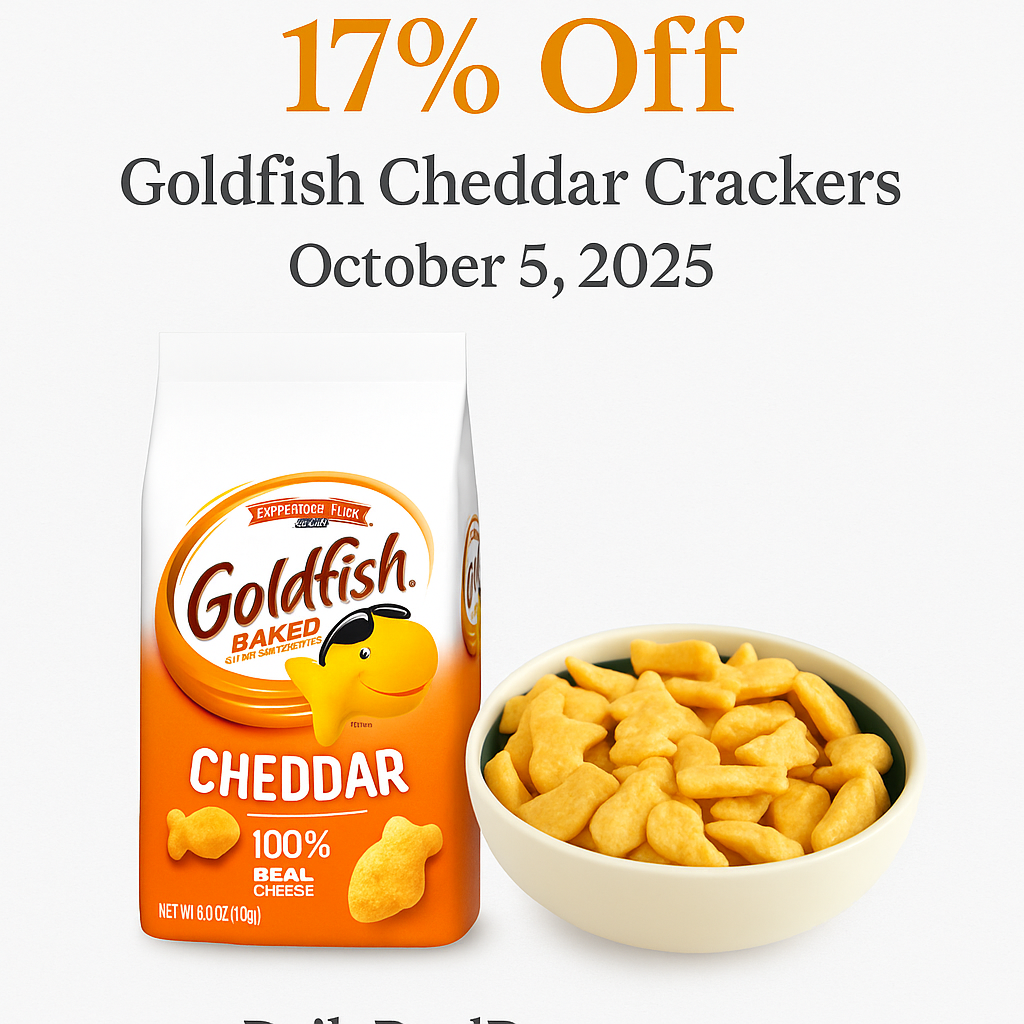 Goldfish Cheddar Crackers β Snack Smarter with a Smile