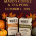25% off Maud’s Coffee & Tea Pods