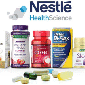 Selection of Natureβs Bounty and Puritanβs Pride supplements featured in a wellness savings event