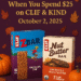 Box of CLIF Zbars and CLIF Nut Butter Bars, October 2 Daily Deal promotion.