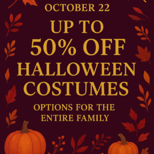 Up to 50% off Halloween Costumes – Family and Pet Costume Deals
