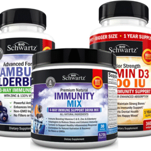 BioSchwartz nutritional supplements featuring vitamins, probiotics, omega-3 products, and minerals
