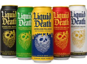30% coupon on Liquid Death Sparkling Waters