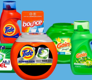 Two Promotions! Save 33% when you buy 4 Laundry Products