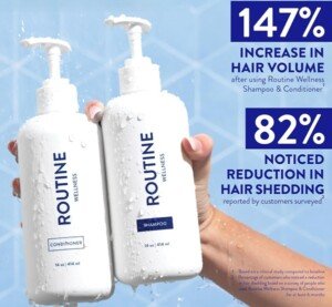 20% coupon on Select Routine Wellness Anti-Thinning Shampoo and Conditioner Sets
