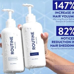 Routine Wellness Anti-Thinning Shampoo and Conditioner hair care products