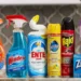 Assorted household cleaning and home care products arranged together