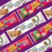 General Mills snack assortment featuring cereal treat bars in a winter-themed savings post