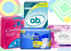 20% coupon on Tampons and Pads
