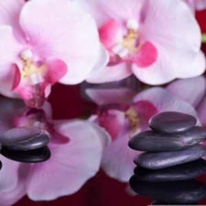 A relaxing spa-style scene representing self care, wellness, and everyday routines.