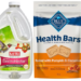 Pet food, dog treats, cat treats, cat litter, and assorted pet supplies featured in a savings promotion.