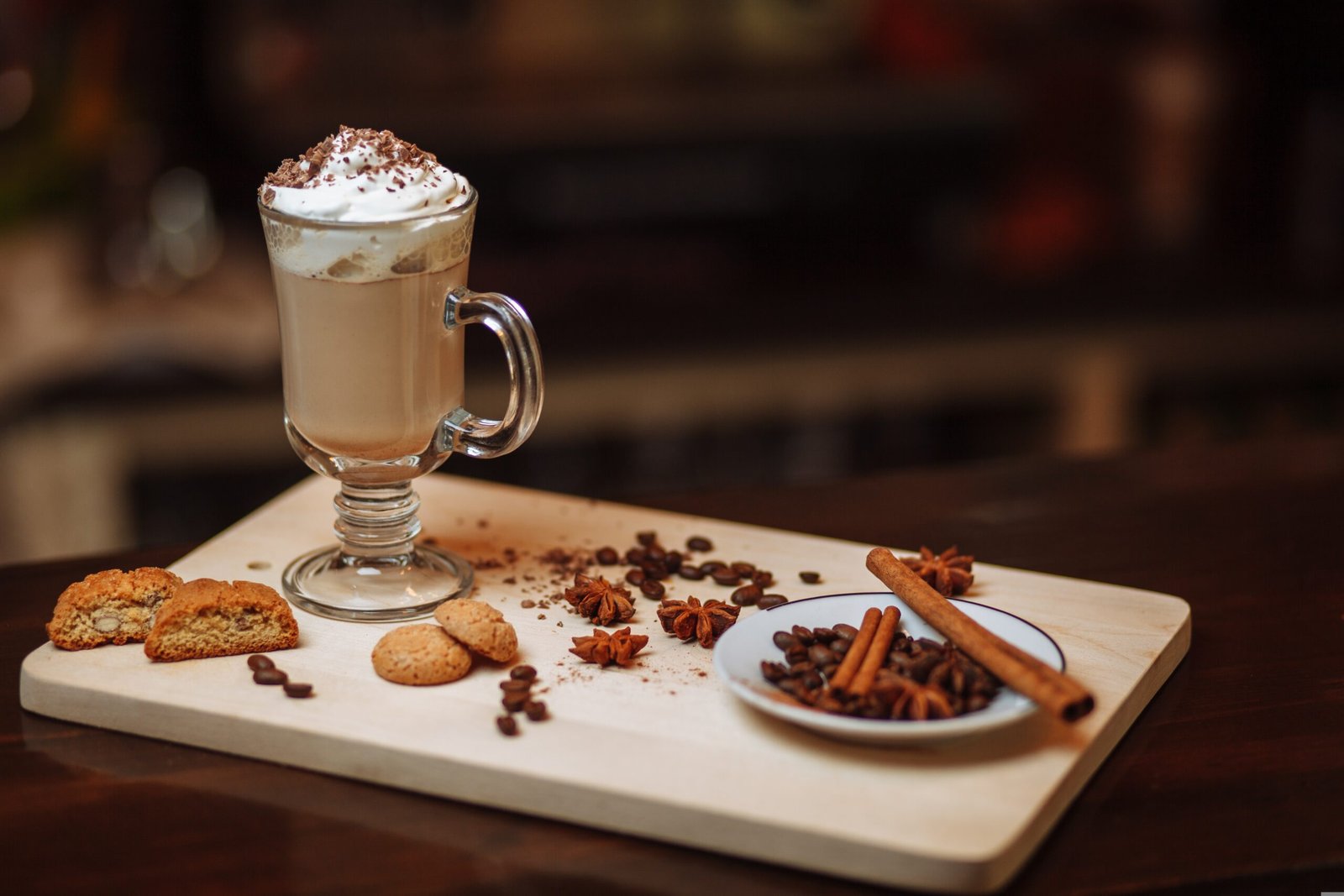 Featured image shows a warm coffee and chocolate snack scene, creating a comforting and indulgent feel