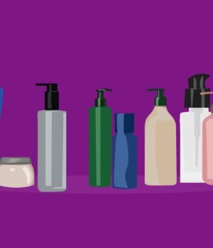 health care supplements and wellness products arranged neatly