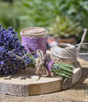 Featured image shows a calming lavender bouquet with soft tones, representing freshness, cleanliness, and a spring-inspired home atmosphere
