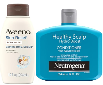 Beauty and self care products featured in a Daily Deal Busters savings promotion including cosmetics, wellness items, and beauty essentials.