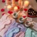 A bright, airy self-care scene with relaxing spa elements, soft lighting, and a fresh spring aesthetic focused on wellness and simplicity