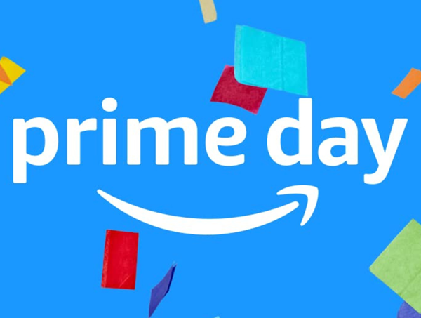 Prime shopping event graphic highlighting limited-time savings across electronics, home, beauty, kitchen, toys, fashion, and everyday essentials.