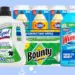 Promotional graphic advertising a $15 Amazon credit when spending $50 on qualifying household essentials.