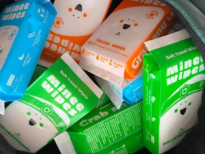 10% coupon on Minee Wipes