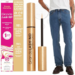 Beauty, hair care, skincare, makeup, nail polish, and apparel products featured in a promotional savings graphic.