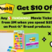 Post-it promotional graphic featuring colorful sticky notes, Post-it products, and a Fandango movie ticket offer.