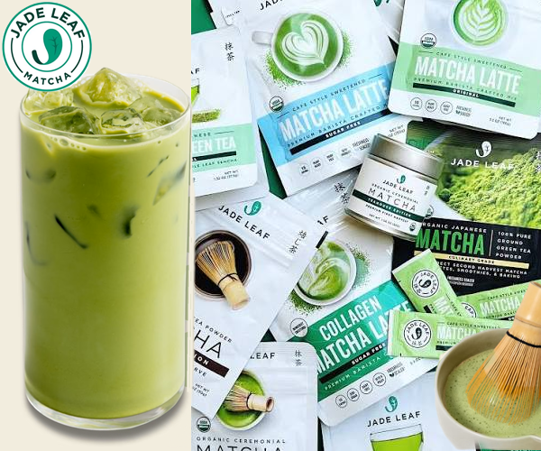20% coupon on Jade Leaf Matcha Tea Products