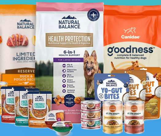 35% coupon on Natural Balance and Canidae