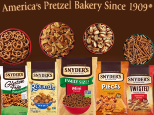 Coupons on Select Snyder’s of Hanover Pretzel Snacks