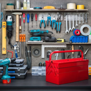 Workshop tools and equipment featured in a $25 savings promotion